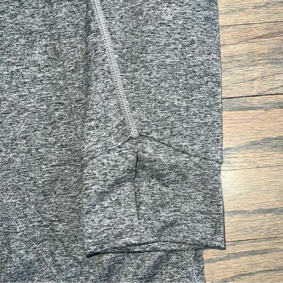 Quince Heather Grey Flowknit Pullover Hoodie Women’s Medium NWOT - Picture 4 of 10